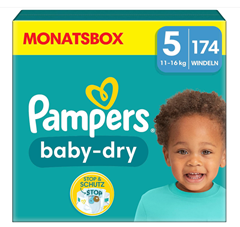 [Spar Abo] Pampers Baby Dry Gr. 5 (11-16 kg) 174 Stück für 43,59€ (VG: 54,50€)