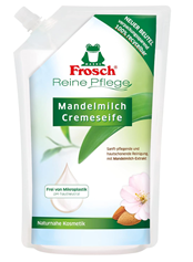 [Prime Spar Abo] Frosch Reine Pflege Mandelmilch Cremeseife (Nachfüllbeutel, 500 ml) für 1,85€ (Vergleich: 2,45€)