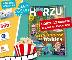 Jahresabo “Hörzu” für 135,40€ mit bis zu 130€ Prämie