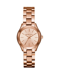 Michael Kors Damenuhr Mini Slim Runway (33 mm) für 89,95€ (Vergleich: 129,90€)