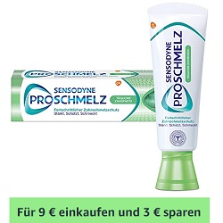 Amazon: 3€ Rabatt auf viele ausgewählte Sensodyne Produkte ab 9€ Bestellwert