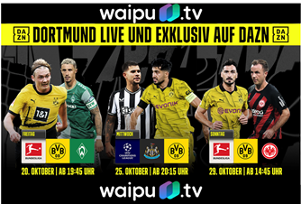 Waipu.tv inkl. DAZN Unlimited für 29,99€/Monat im Jahresabo (danach monatlich kündbar)