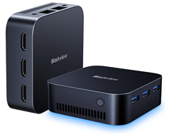 Blackview MP80 Mini PC (Intel N97 CPU, bis zu 3,6 GHz, 16GB LPDDR5 RAM, 512GB M.2 SSD) für 206,99€ (Vergleich: 244,99€)