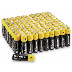 [wieder bestellbar] 100 Stück Intenso Mignon-Batterien Energy Ultra AA LR06 für 14,99€ (Vergleich: 18,99€)