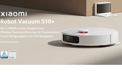 [neuer Bestpreis] Xiaomi Robot Vacuum S10+ bis zu 4000Pa starke Saugleistung | Effektive Fleckenentfernung mit Druckwischen | Smart Reinigungsplan mit LDS Navigation für 183,92€