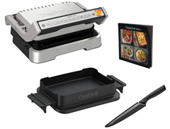 TEFAL GC774D OptiGrill 4-in-1 Kontaktgrill + TEFAL Fleischmesser für 179€ (Vergleich: 258,69€)