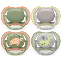 Philips Avent ultra air Schnuller – 4er Pack, atmungsaktiver Schnuller: 6-18 Monate (Modell SCF085/66) für 7,96€ (VG: 17,98€)