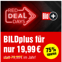 BILDplus Jahresabo (12 Monate) für 19,99€/Monat anstatt 79,99€