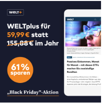 Jahresabo WELTplus für 59,99€ statt 155,88€ (oder 5,99€ statt 12,99€ pro Monat)