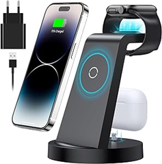 3 in 1 Apple Ladestation (Smartphone, Watch und AirPods) von KLiHD für 11,47€