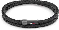 Tommy Hilfiger Jewelry Armband für Herren aus Leder Schwarz – 2790262S für 26,99€