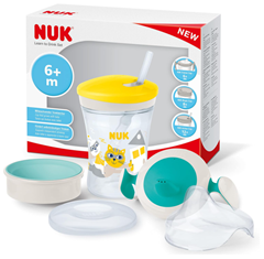 [Prime] NUK 3-in-1 Trinklernset mit Trainer Cup Schnabeltasse, Magic Cup 360° Trinklernbecher & Action Cup Trinkflasche Kinder für 10,99€ (Vergleich: 15,73€)