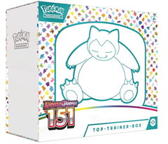 Pokémon-Sammelkartenspiel: Top-Trainer-Box Karmesin & Purpur – 151 (9 Boosterpacks & Premium-Zubehör) für 49,98€ (Vergleich: 59,99€)