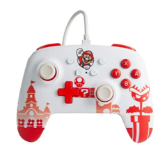 PowerA Controller für Nintendo Switch (kabelgebunden, Mario Rot/Weiß, offiziell lizenziert) für 15,89€ (Vergleich: 28,32€)