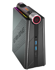 Mini PC RGB 3-Mode Customization (AMD Ryzen7 7735HS (4.75 GHz) 32GB DDR5*2 4800Mhz 512GB M.2 NVME SSD, WiFi6/BT5.2/USB4.0) für 430,10€