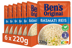 [Prime] Ben’s Original Express Reis Basmatireis, 6 Packungen (6 x 220g) für 8,29€ (Vergleich: 13,74€)