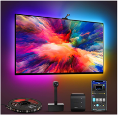 Govee TV LED Hintergrundbeleuchtung (mit Kamera, für 55-65 Zoll, RGBIC LED Strip, Kompatibel mit Alexa und Google Assistant, App-Steuerung) für 45,39€