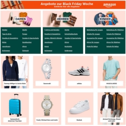 Amazon: Kleidung & Accessoires in den Black Week Angeboten