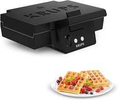 Krups FDK252 Waffeleisen | 2 dicke Waffeln | Antihaftbeschichtung | tiefe Platten für 42,99€ (VG: 56,89€)