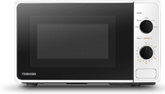 Toshiba Mikrowelle mit 5 Leistungsstufen, einfaches Abtauen, 20 L, 800 W, Weiß für 73,99€