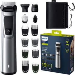 Philips Multigroom 19-in-1 Trimmer, Gesicht, Haare und Körper mit DualCut-Technologie (Modell MG7736/25) für 49,99€ (VG: 71,59€)