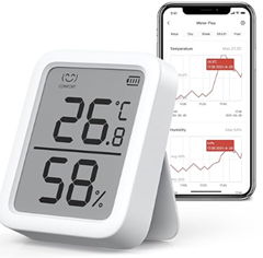 SwitchBot Thermometer Hygrometer Innen (via App ablesbar) für 14,29€