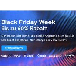 Tink: bis zu 60% Rabatt in der Black Friday Week Aktion – z.B. Netatmo Heizkörper-Thermostat Starter Set mit 8 Thermostaten für 349,95€ (VG: 508,94€)