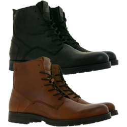 Jack & Jones Orca Echtleder Herren Boots, Anthrazit oder Cognac (Gr.: 40 – 46) für 39,99€ (VG: 57,98€)