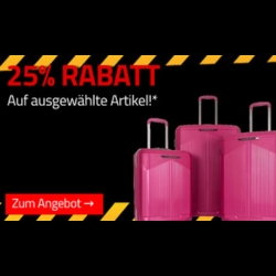 Koffer.de: Black Week – 25% Extra-Rabatt