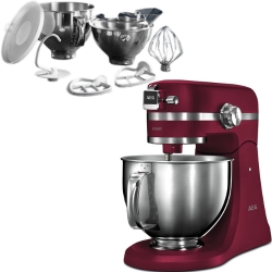 AEG KM 5520 Küchenmaschine inkl. umfangreichem Zubehör für 204,95€ (VG: 495,69€)