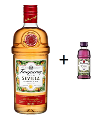 Tanqueray Flor De Sevilla Gin (750ml) + Gratisprobe Tanqueray Blackcurrant Royale Gin (50ml) für 14,99€ (Vergleich: 24,47€)