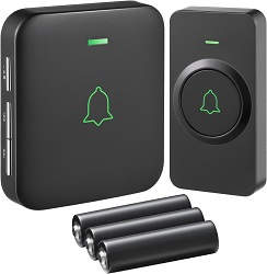 Kabellose Türklingel AVANTEK BA-11 mit verschiedenen Melodien und LED-Anzeige für 18,98€