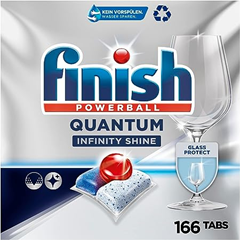 166 Stück Finish Quantum Infinity Shine Spülmaschinentabs für 20,22€