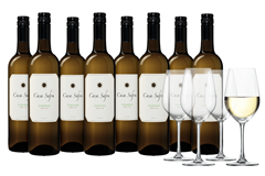 Die Weinbörse: 8 Flaschen Casa Safra Verdejo + 4 Schott Zwiesel Gläser für 36,65€ dank Rabattgutschein