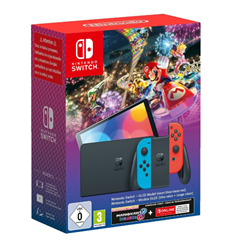 [nur für eingeladene Nutzer] NINTENDO Switch OLED-Modell – Mario Kart 8 Deluxe Set für 296,10€ (Vergleich: 328,99€)