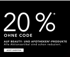 [nur heute] Douglas: 20% Rabatt auf Beauty und Apotheken Produkte + kostenloser Versand