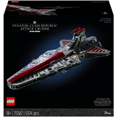LEGO Star Wars – Republikanischer Angriffskreuzer der Venator-Klasse (75367) für 565€ (Vergleich: 649€)