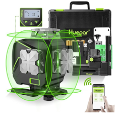 Huepar 16 Linien – selbstnivellierender Laser mit LC Bildschirm für 220,99€