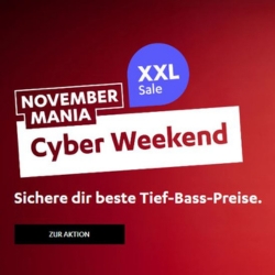Teufel: Cyber Weekend XXL Sale mit „Tief-Bass-Preisen“ + gratis Versand