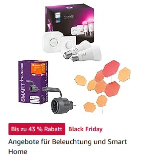 Amazon: Beleuchtung und Smart Home Produkte zu sehr guten Preisen