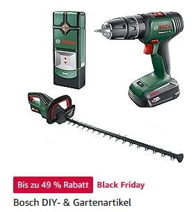 Amazon: Bosch DIY- & Gartenartikel zu sehr guten Preisen