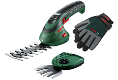 Bosch Home and Garden Akku Grasscheren Set Isio für 59,99€ (Vergleich: 71,92€)