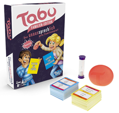 [Prime] Hasbro Tabu Familien Edition (mit Karten für Kinder und Erwachsene) für 18,99€ (Vergleich: 30,02€)