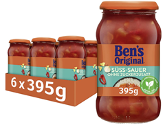 [Prime Spar Abo] Ben’s Original Sauce Süß-Sauer Ohne Zuckerzusatz, 6 Gläser (6 x 395 g) für 10,43€ (Vergleich: 14,94€)