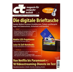 Jahresabo c’t magazin für computertechnik für 139,20€ + bis zu 75€ Prämie