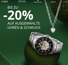 Christ: bis zu 20% Rabatt auf ausgewählte Artikel (abhängig von der Marke)