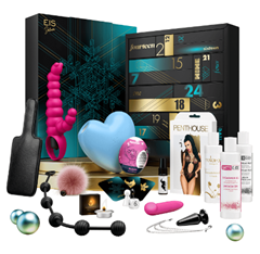 EIS Deluxe Adventskalender 2023 (24 sinnliche Sex Geschenke inkl. Satisfyer Toys) für 47,96€ (Vergleich: 59,95€)