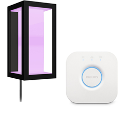 Philips Hue White&Col. Amb Impress LED Wandleuchte (Niedervolt) mit Hue Bridge für 97,74€ (VG: 166,67€)