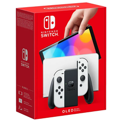 NINTENDO Switch (OLED-Modell) Weiß + Mario Kart 8 Deluxe (als Disc-Version) für 329€ (Vergleich: 368,83€)