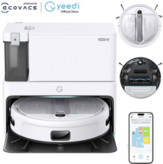 Yeedi Cube By Ecovacs All-in-one Saugroboter mit Wischfunktion sowie Absaugstation (5100Pa Saugkraft) für 429,93€